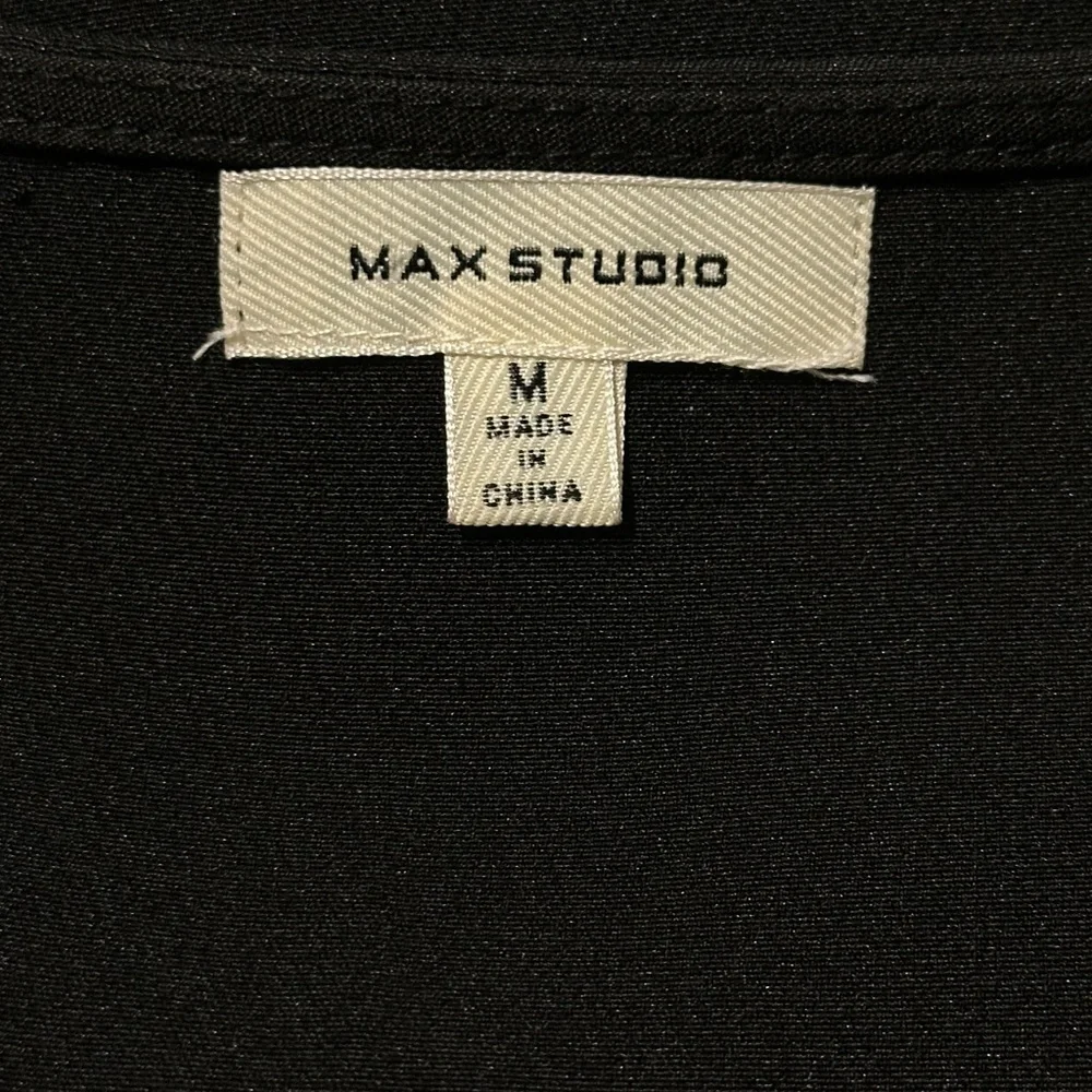Max Studio Black Double-Breasted Midi Dress - Picture 10 of 12